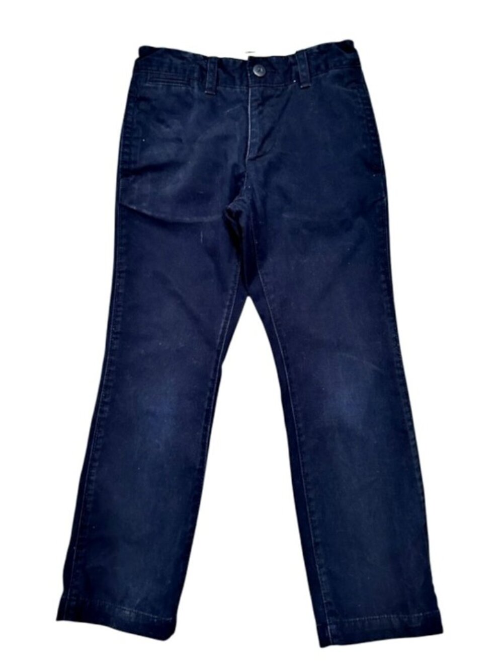 Gap Kids Boys Size 7 Navy Blue Chino Pants Adjustable Waist School Uniform